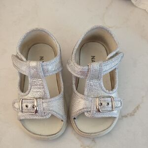Naturino Sparkling Silver Kids Sandals